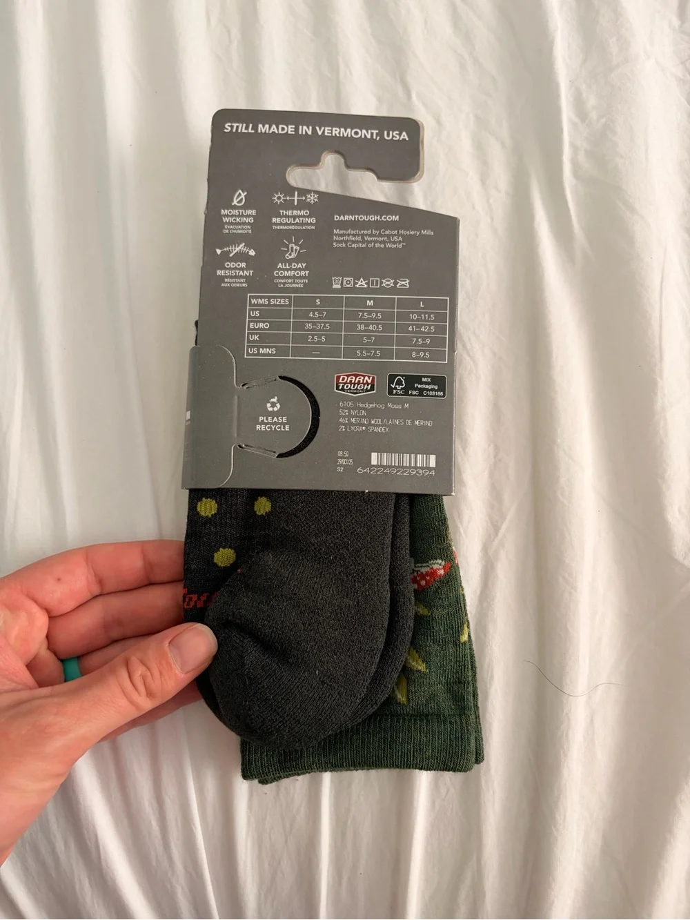 Darn Tough Lifestyle Merino Wool Crew Socks - Women’s Medium